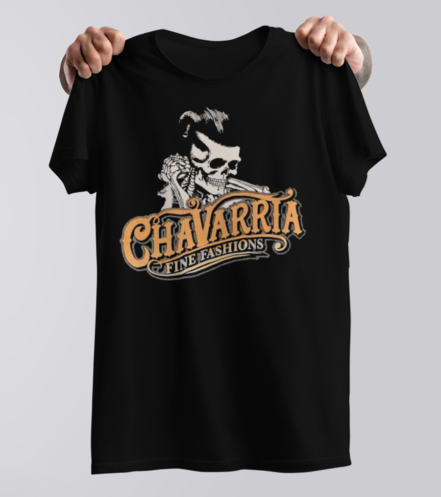 Chavarria Fine Fashions Pomade Skull Style T-Shirt