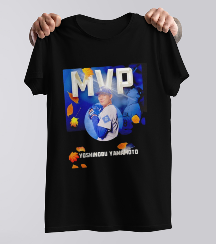 MVP Yoshinobu Yamamoto Los Angeles Dodgers Baseball 2025 World Series T-Shirt