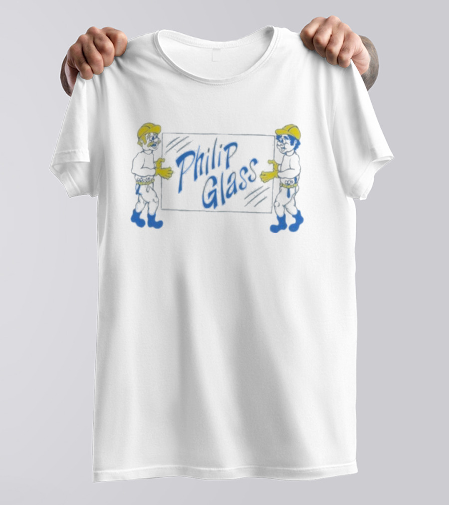 Philip Glass Workers Carrying Pane T-Shirt
