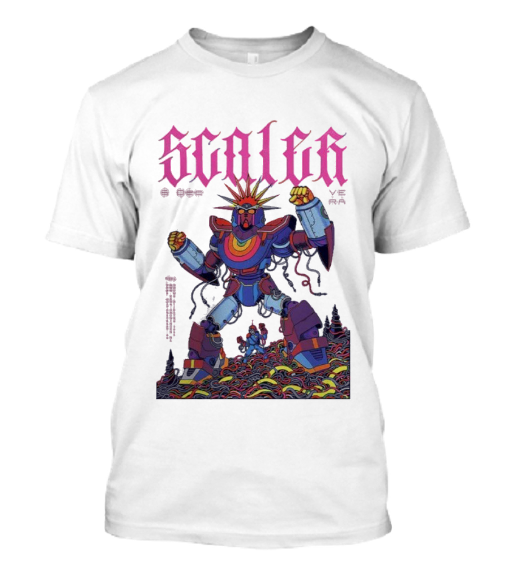 Scaler Groningen Netherlands 2025 Event VERA December 6 Retro Robot Art T-Shirt