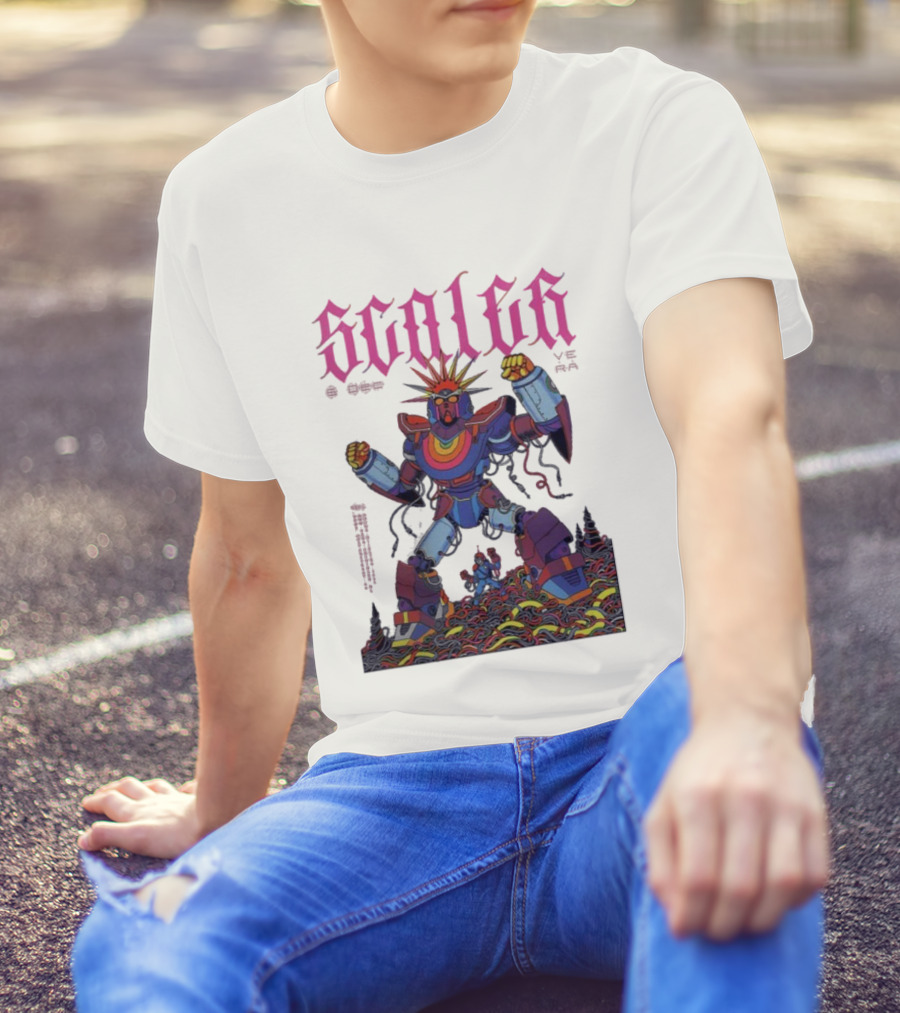 Scaler Groningen Netherlands 2025 Event VERA December 6 Retro Robot Art T-Shirt