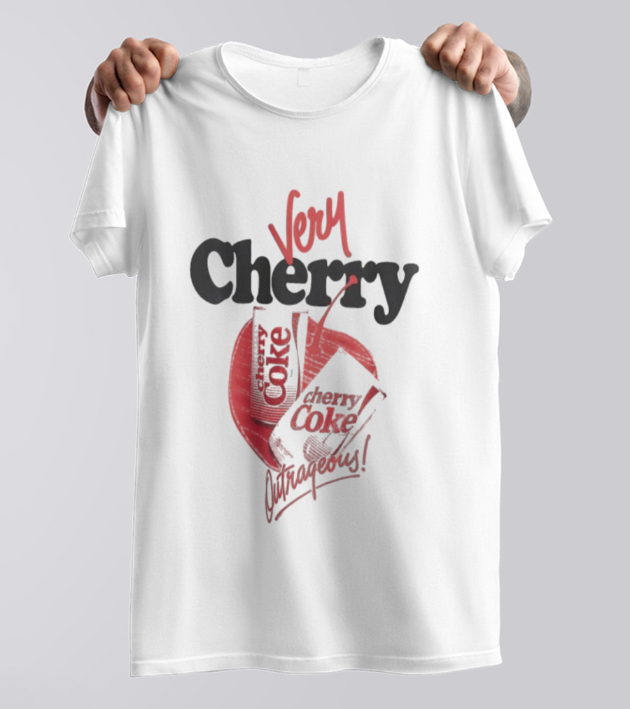 Very Cherry Coke Outrageous Vintage Soda Can Aesthetic T-Shirt