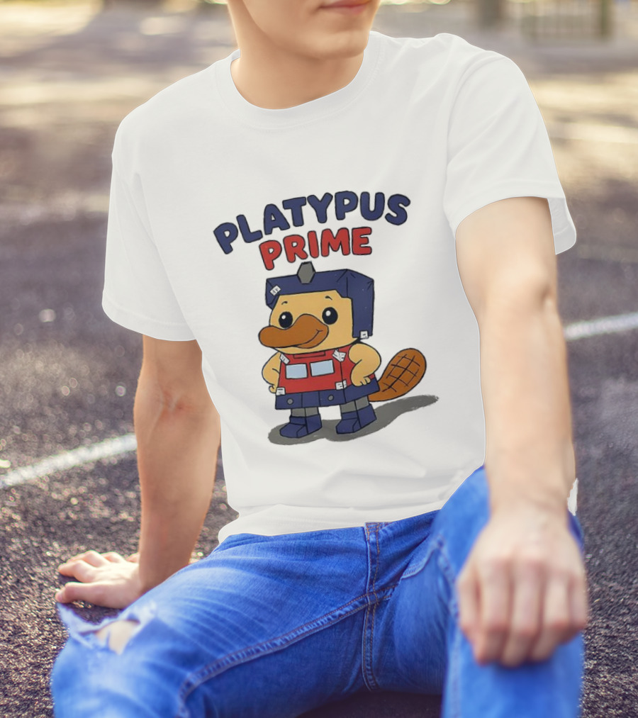 Platypus Prime Optimus Transformers Cute Crossover T-Shirt