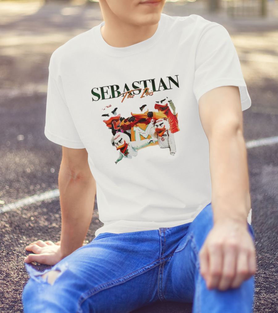 Miami Hurricanes Sebastian The Ibis Basketball Team Spirit T-Shirt
