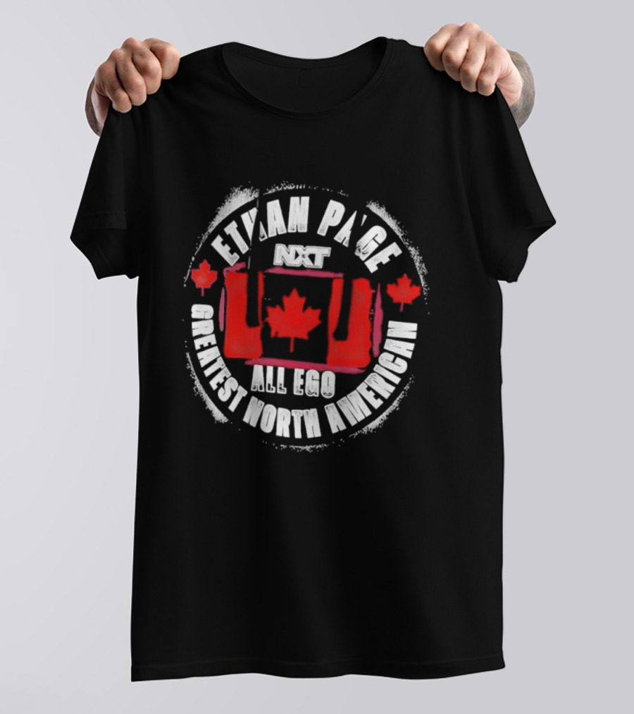 Ethan Page All Ego Greatest North American Canadian Flag T-Shirt