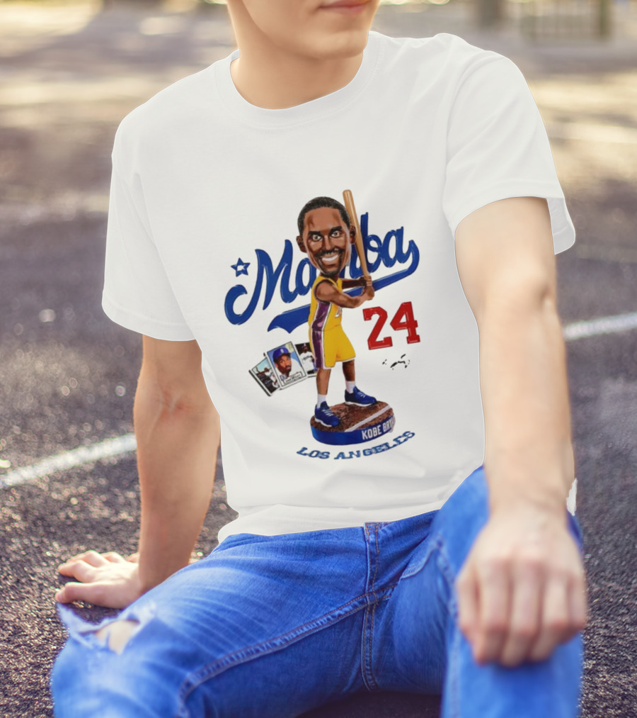 Mamba Los Angeles Kobe Bryant 24 Baseball Bobblehead Dodgers Tribute T-Shirt