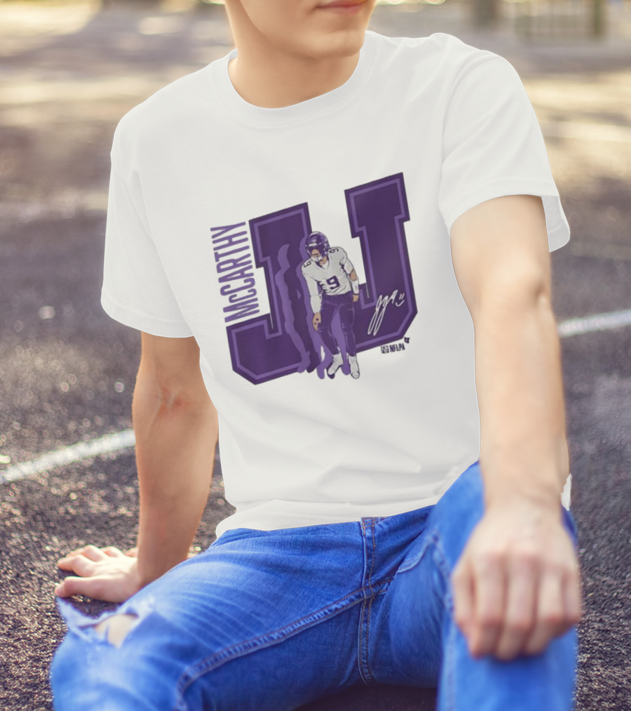 J.J. McCarthy Griddy Signature T-Shirt