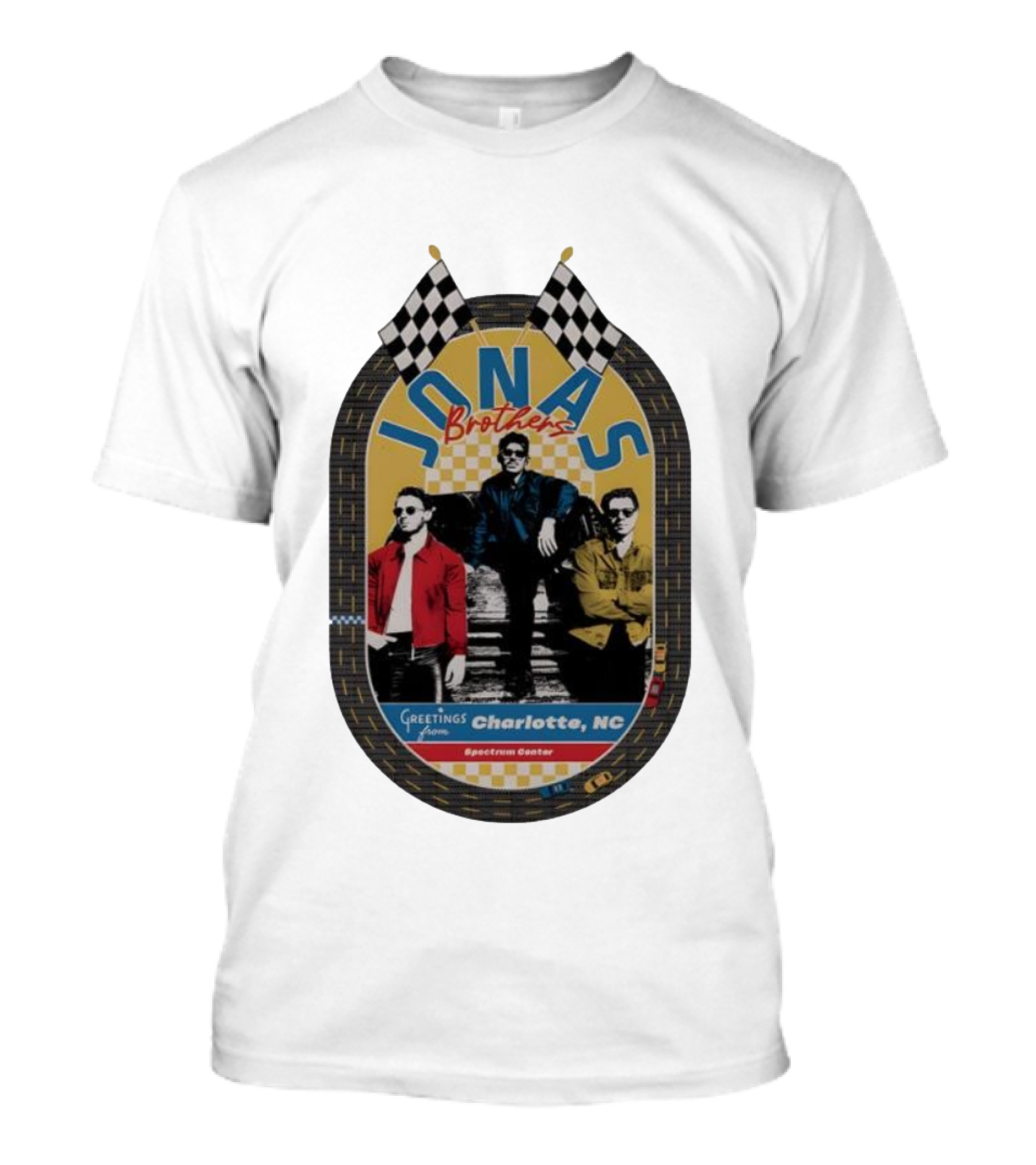 Jonas Brothers November 5 2025 Greetings From Charlotte NC Spectrum Center T-Shirt
