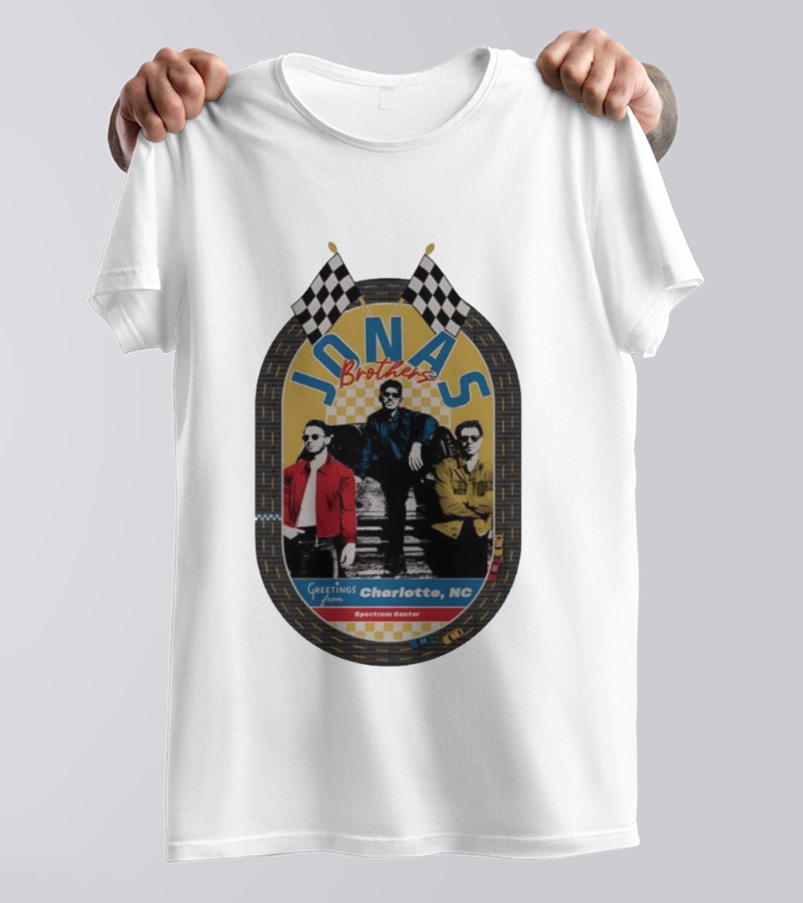 Jonas Brothers November 5 2025 Greetings From Charlotte NC Spectrum Center T-Shirt
