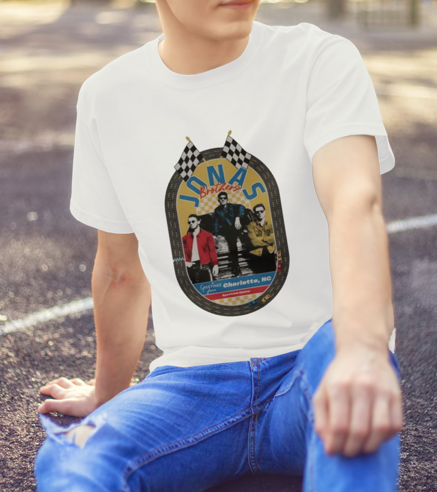 Jonas Brothers November 5 2025 Greetings From Charlotte NC Spectrum Center T-Shirt