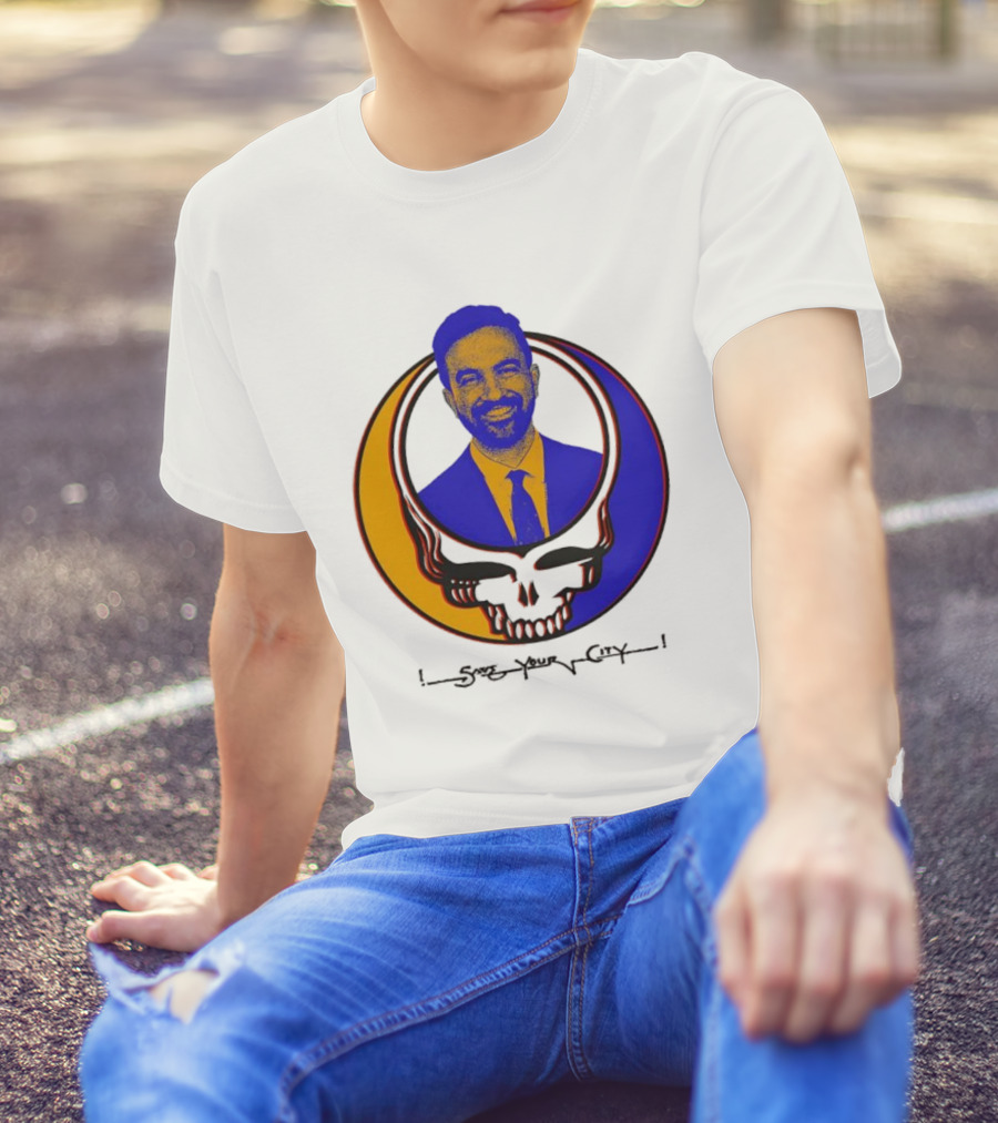 Steal Your Face X Zohran Mamdani Logo T-Shirt