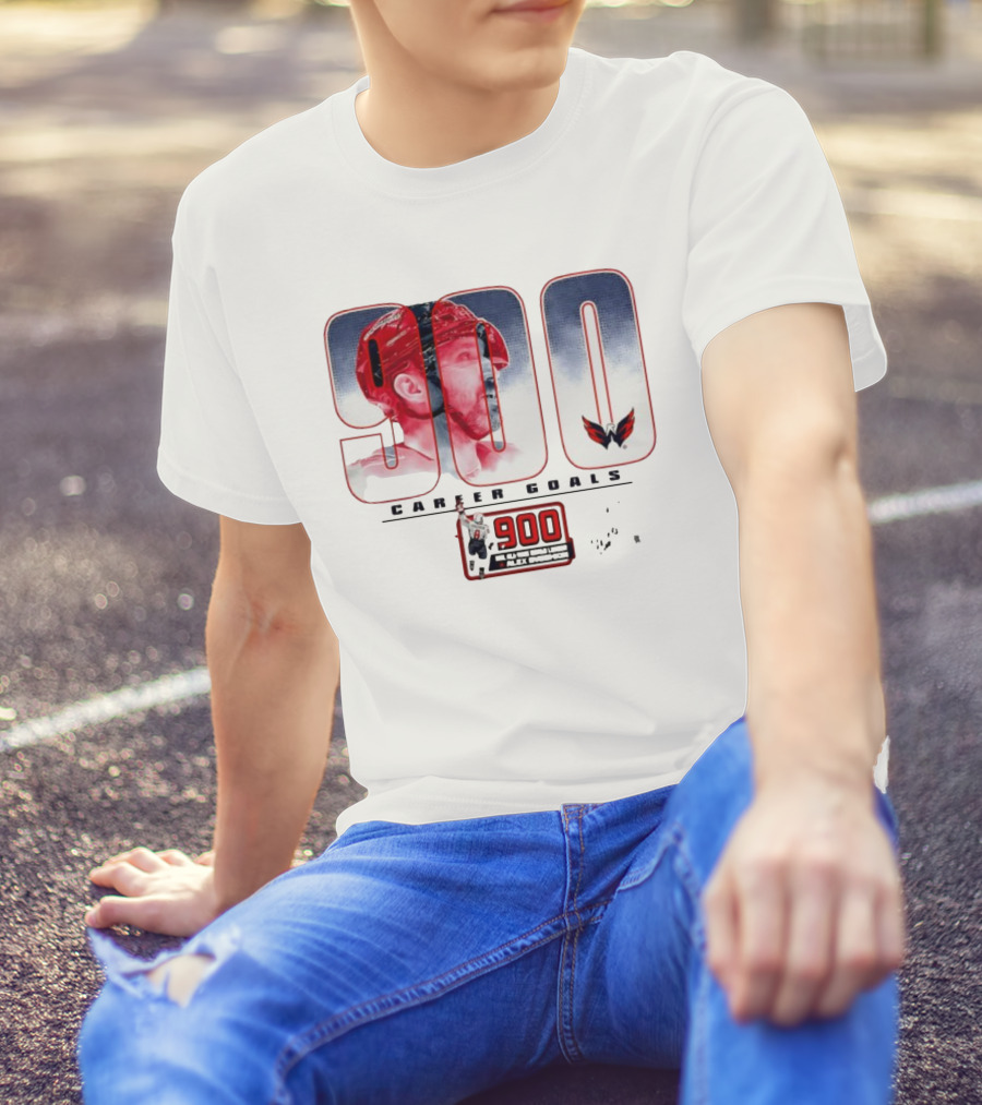 Washington Capitals Alexander Ovechkin 900 Career Goals T-Shirt