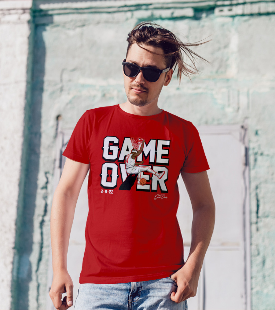 The Player Strunk Store Merch Davonte Devo Davis Game Over 2-8-22 T-Shirt