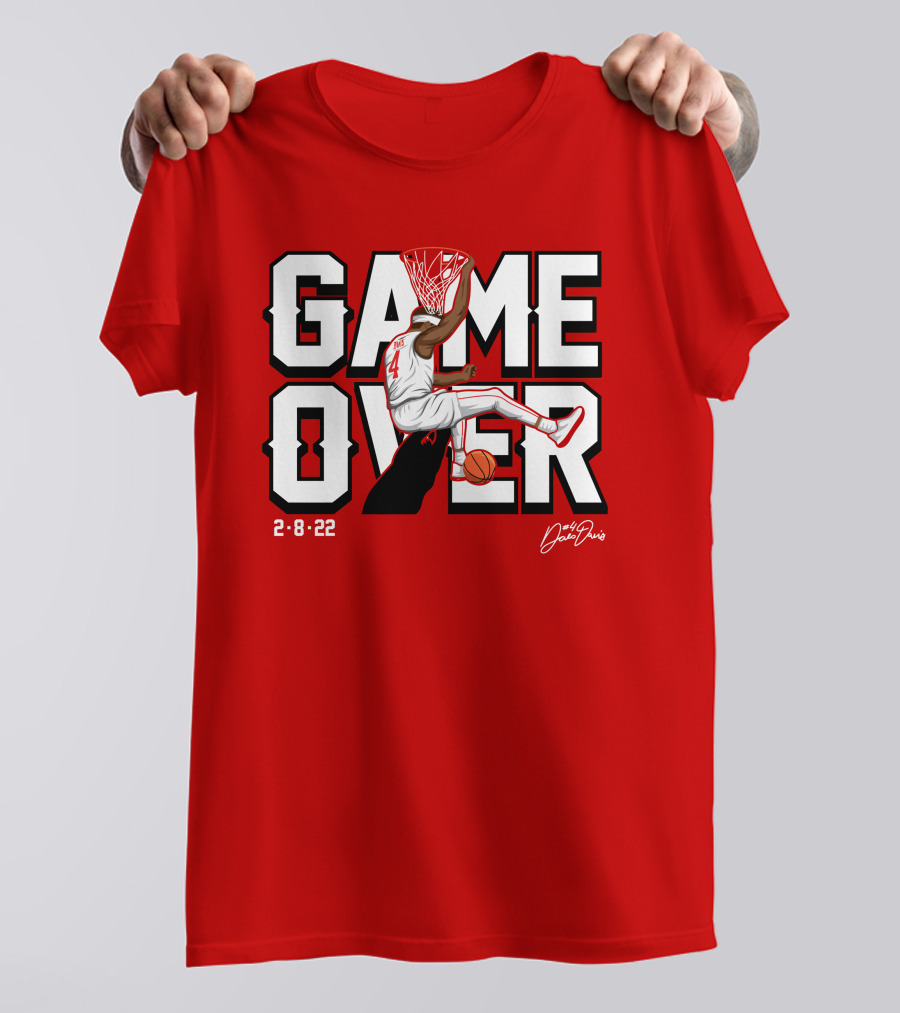 The Player Strunk Store Merch Davonte Devo Davis Game Over 2-8-22 T-Shirt