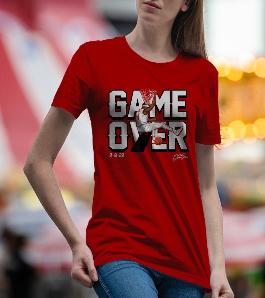 The Player Strunk Store Merch Davonte Devo Davis Game Over 2-8-22 T-Shirt
