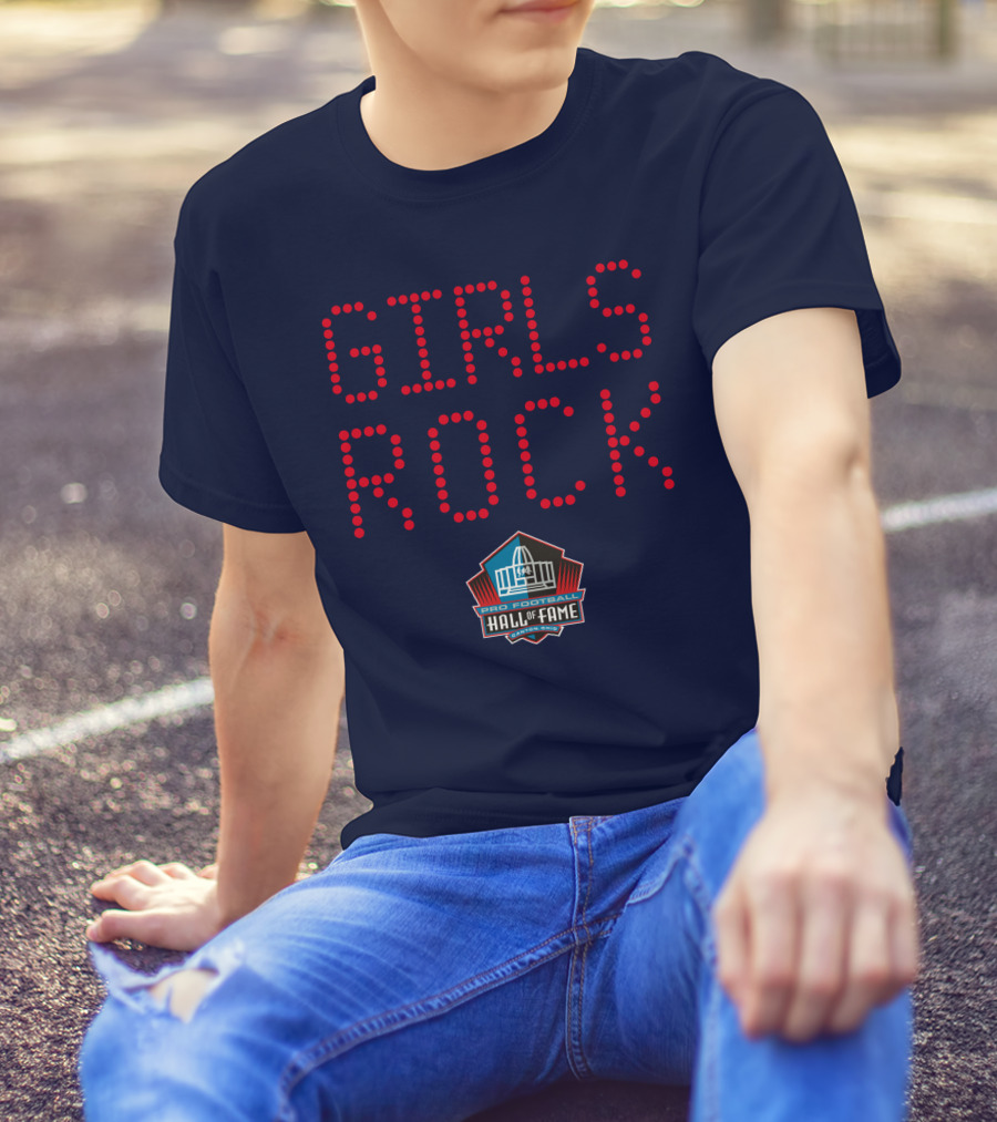 Pro Football Hall Of Fame Girls Rock Youth Merch T-Shirt