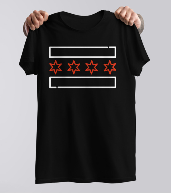 Chicago Blackhawks Foundation City Merch Cbh Shop Blackhawks Store Stars T-Shirt
