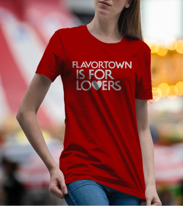 Guy Fieri Flavortown Is For Lovers Heart T-Shirt