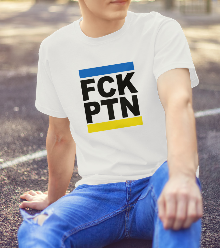 FCK PTN Blue Yellow Stripes T-Shirt