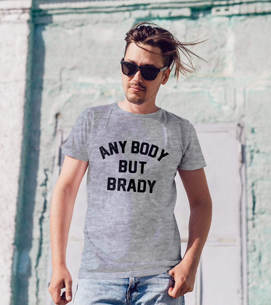 Steel City Anybody But Brady Football Fan Pittsburgh Dad T-Shirt