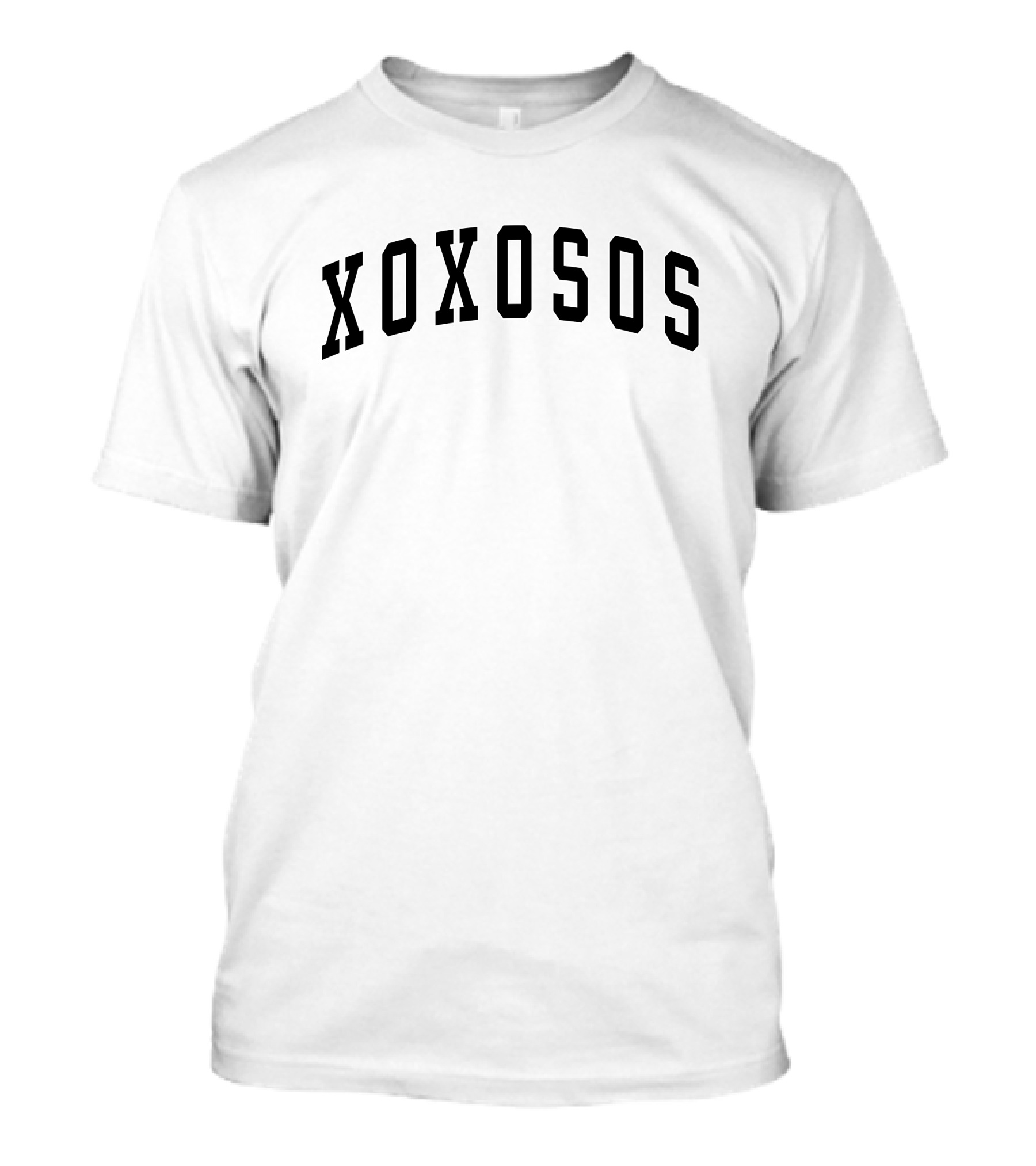Keshi Merch Xoxosos Varsity Black Arch Text T-Shirt
