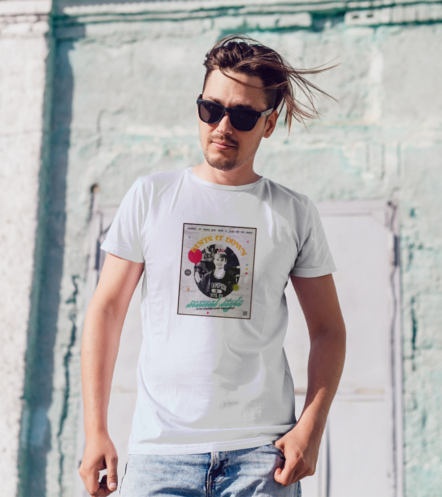 Busts It Down Sexual Style Quirked Up White Boy With A Little Bit Of Swag T-Shirt