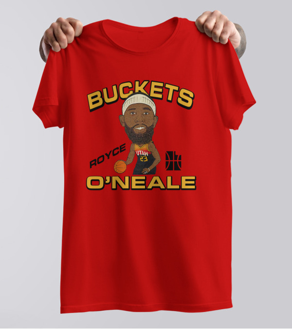 Buckets O'Neale Royce Utah Jazz Team Homage Merch T-Shirt