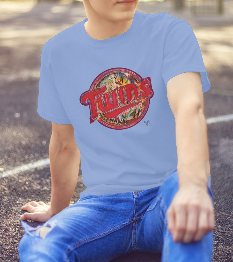 Twins Jimmy Longoria Local Artist Minnesota Baseball T-Shirt