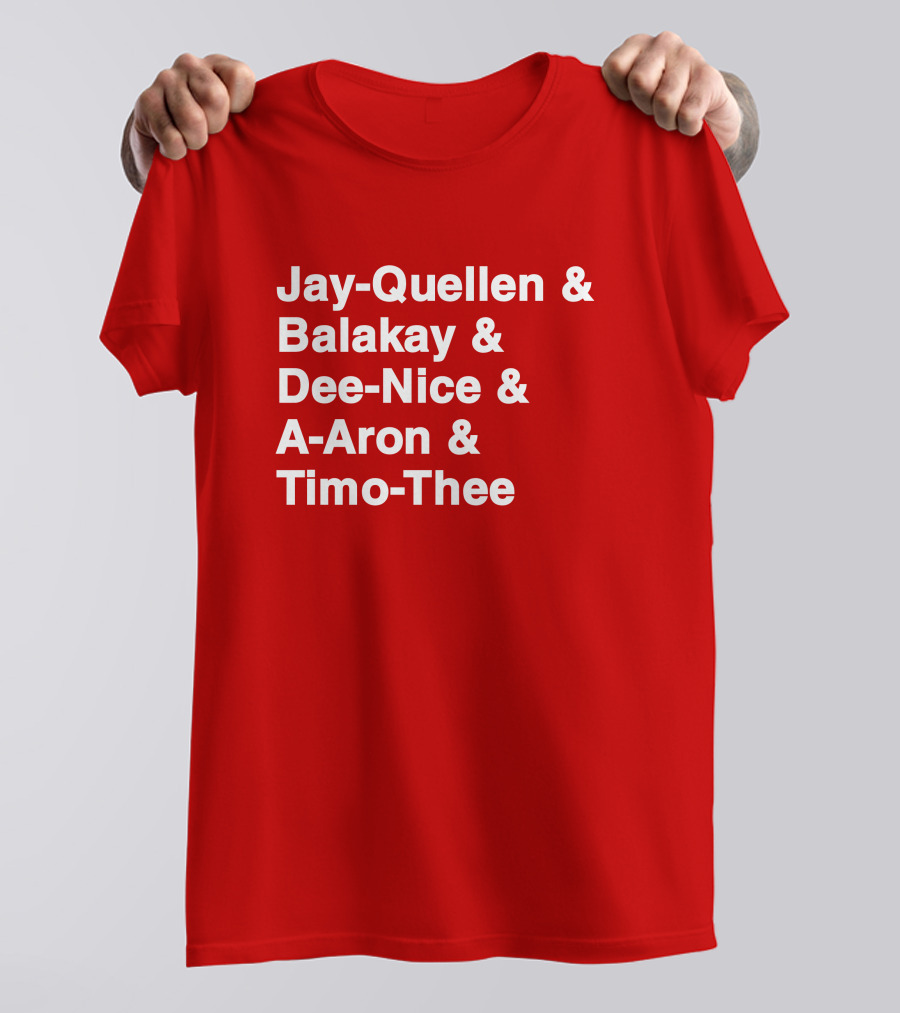 Jay Quellen And Balakay And Dee Nice And A-Aron And Timo Thee T-Shirt