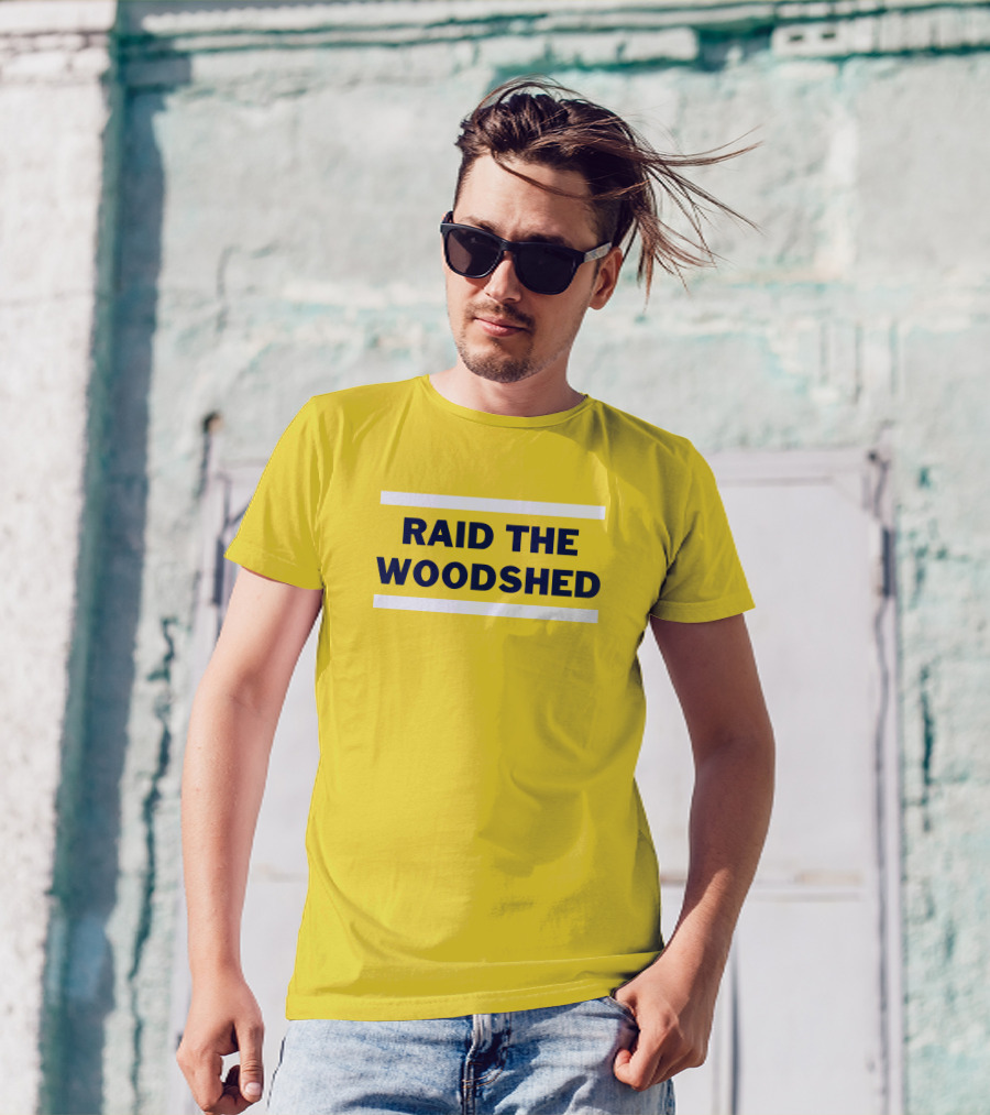Dougie Tutter Raid The Woodshed Bold Yellow T-Shirt