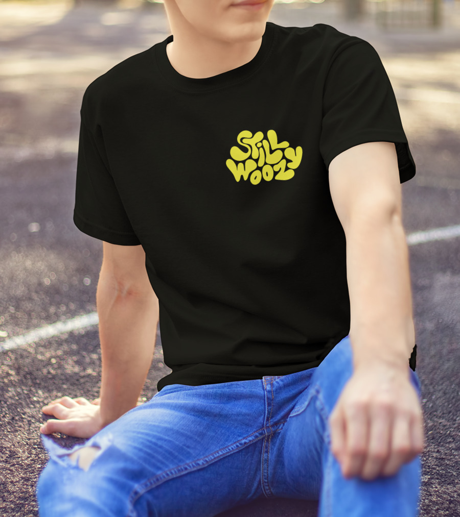 Still Woozy Yellow Text Merch T-Shirt
