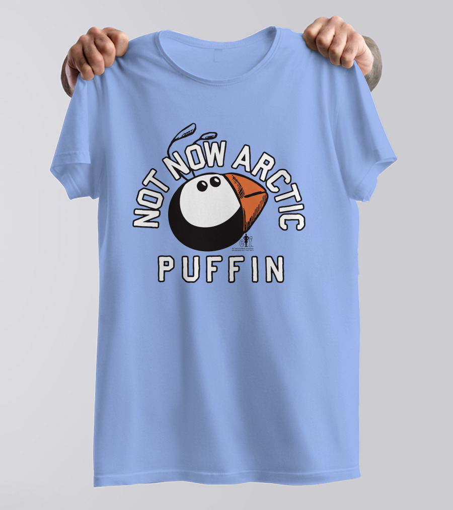 Not Now Arctic Puffin Mood Just Mike T-Shirt