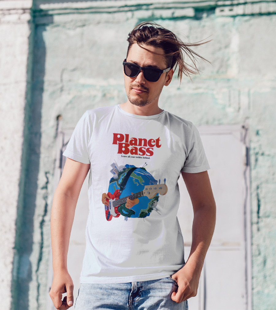 Planet Bass Leave All Your Trebles Behind T-Shirt