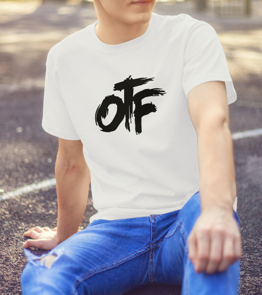 Otf Merchandise Brushstroke Style Branding T-Shirt