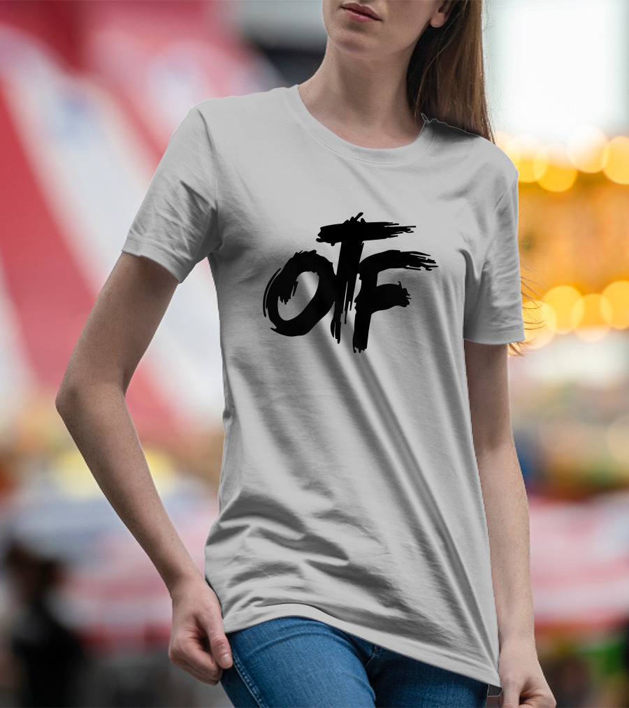 Otf Merchandise Brushstroke Style Branding T-Shirt