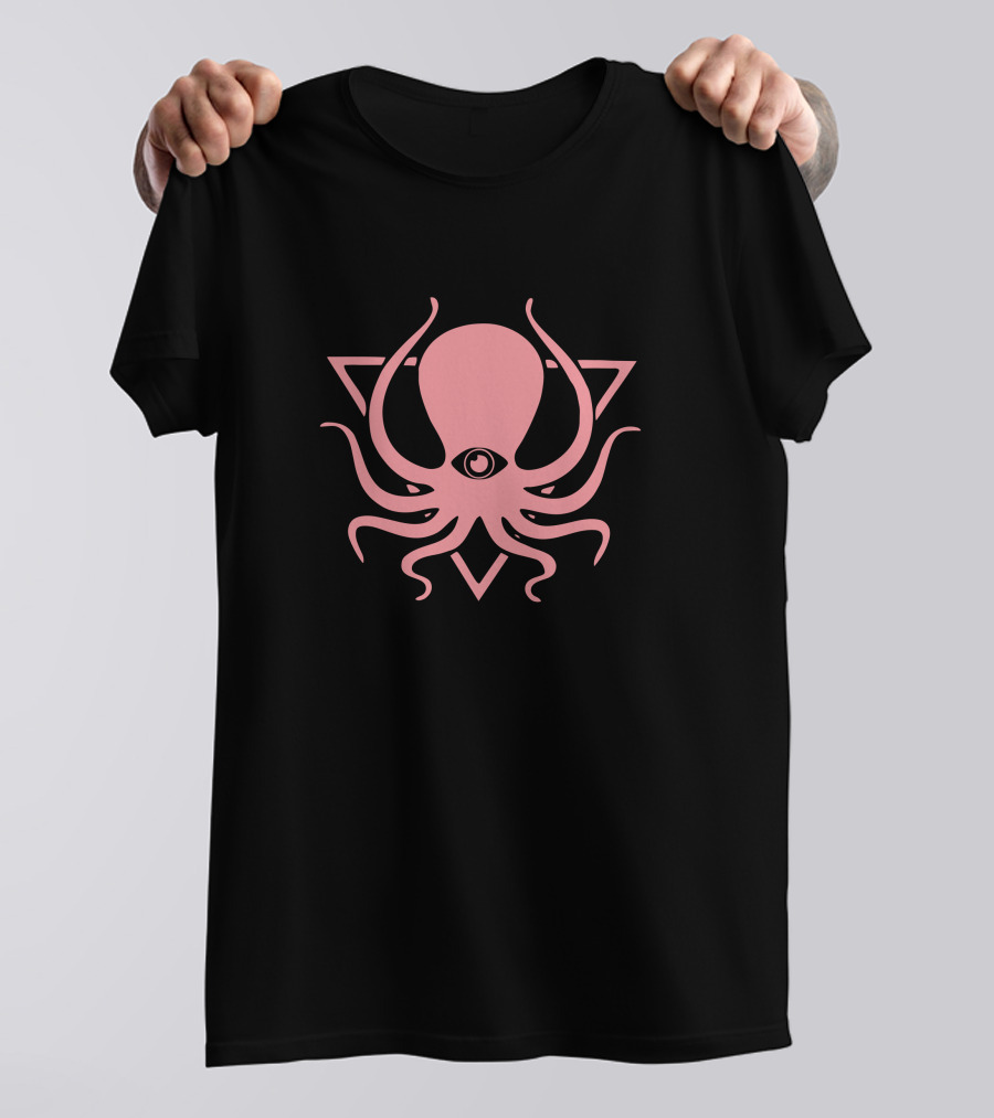 Deep Dark And Dangerous Merch Ddd Jersey Octopus Triangle T-Shirt