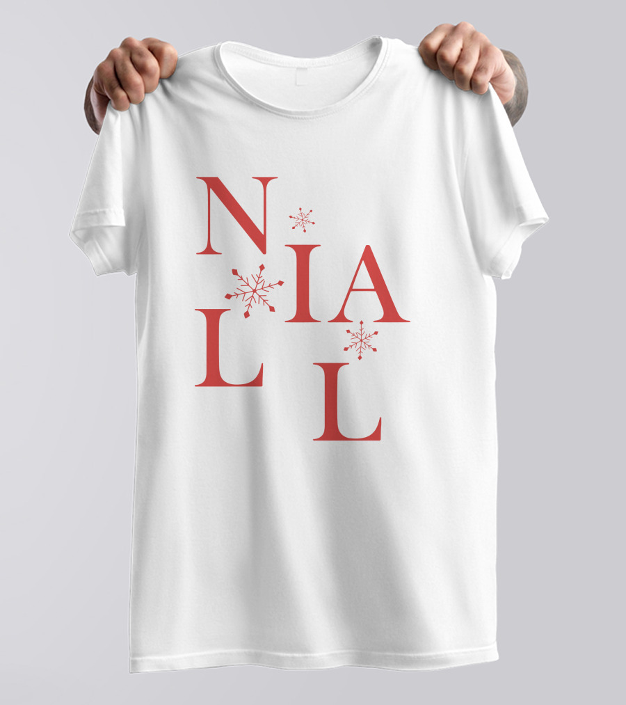Niall Horan Holiday Merch Snowflake T-Shirt