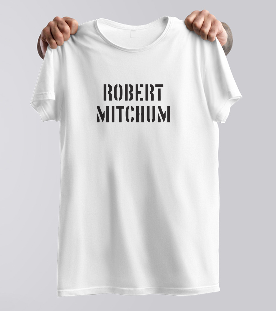 Mitchumarchive Robert Mitchum Text T-Shirt