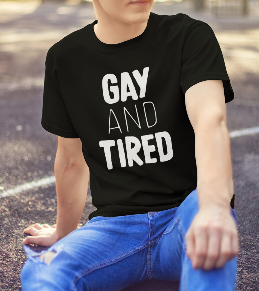 Gay And Tired Jason Trevino Lizard Kween Merch T-Shirt