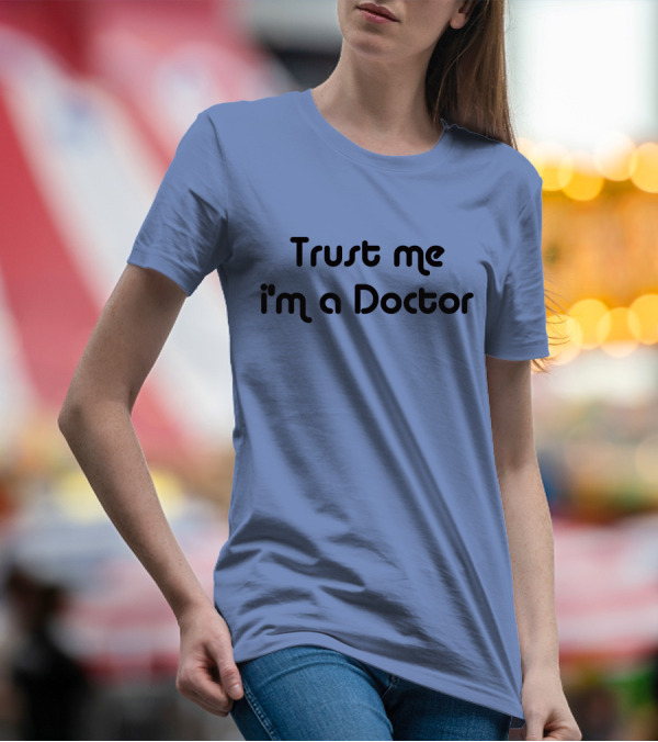 Trust Me I'm A Doctor Doctor Who David Tennant Violet T-Shirt