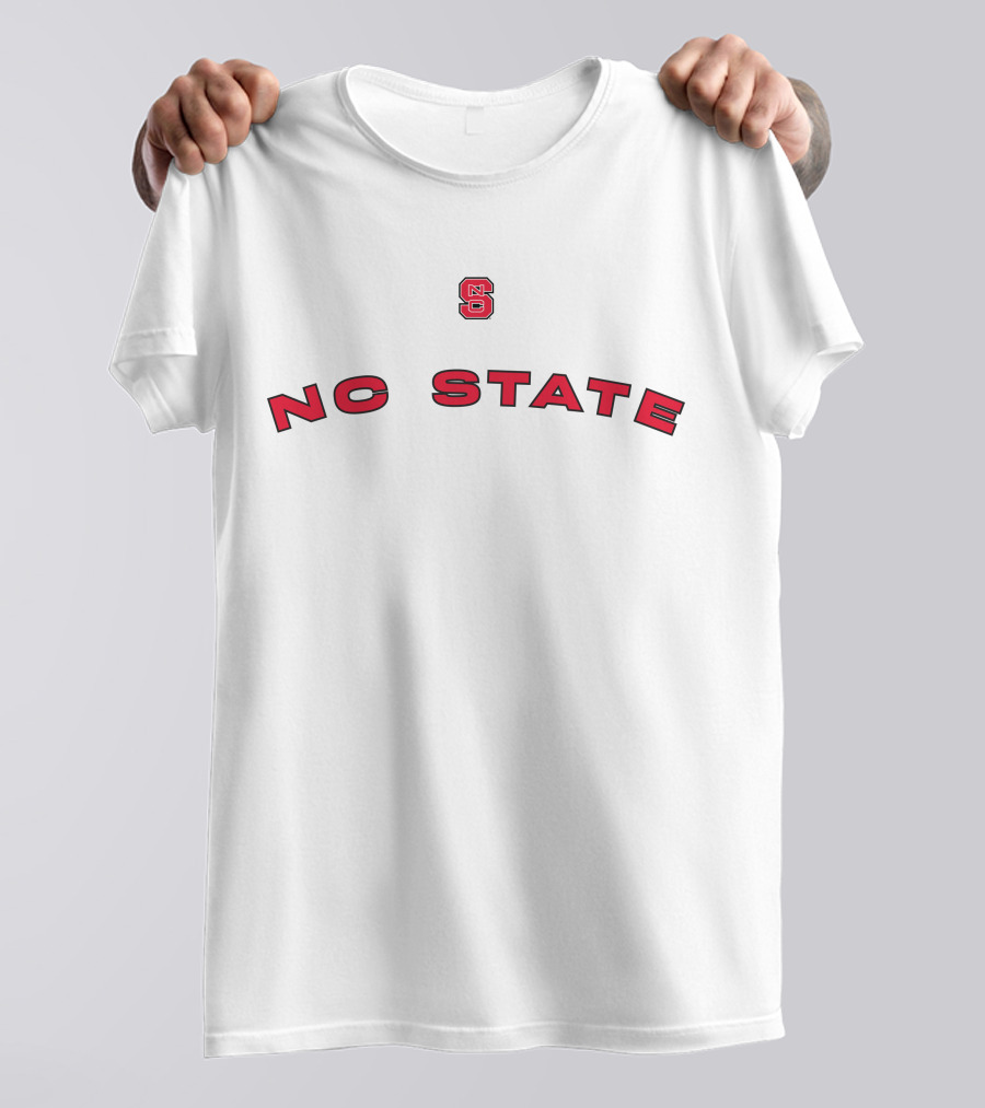 Carolina Conservative2 NC State Wolfpack Logo Red Arch T-Shirt