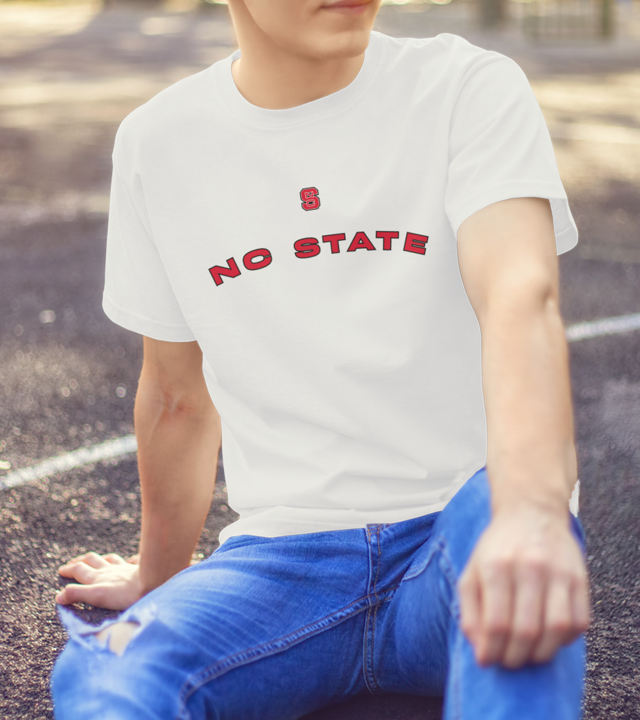 Carolina Conservative2 NC State Wolfpack Logo Red Arch T-Shirt