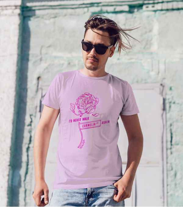 Taylor Swift Cornelia St I'd Never Walk Again Rose Drawing T-Shirt