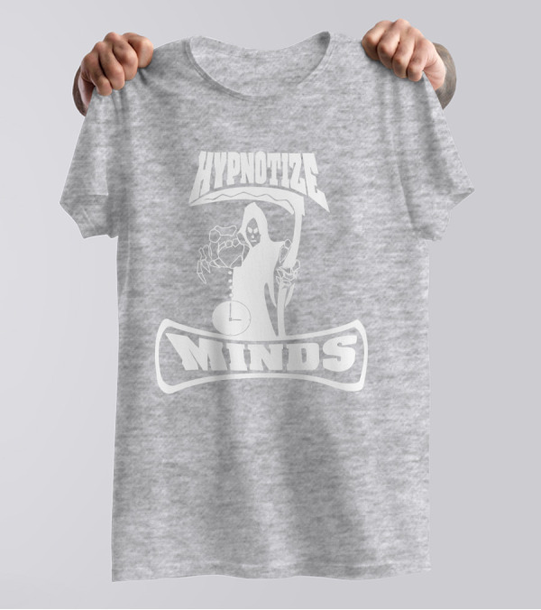 Three 6 Mafia Hypnotize Minds Grim Reaper Clock T-Shirt