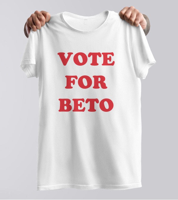 Vote For Beto O'Rourke Texas Ringer T-Shirt