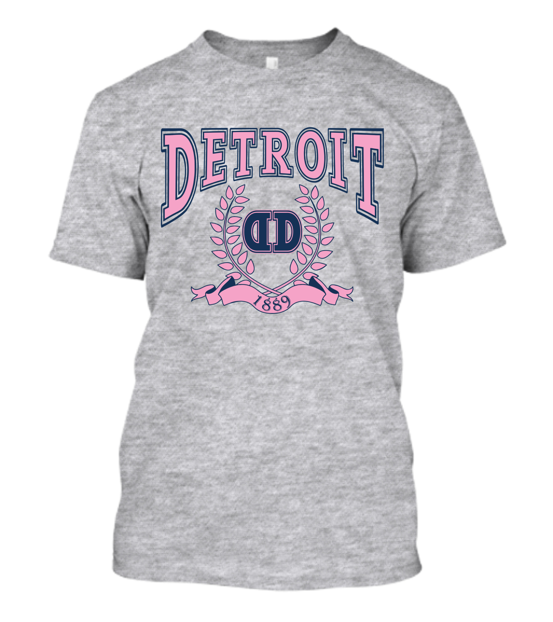 Detroit DD 1889 Vintage Laurel Emblem T-Shirt