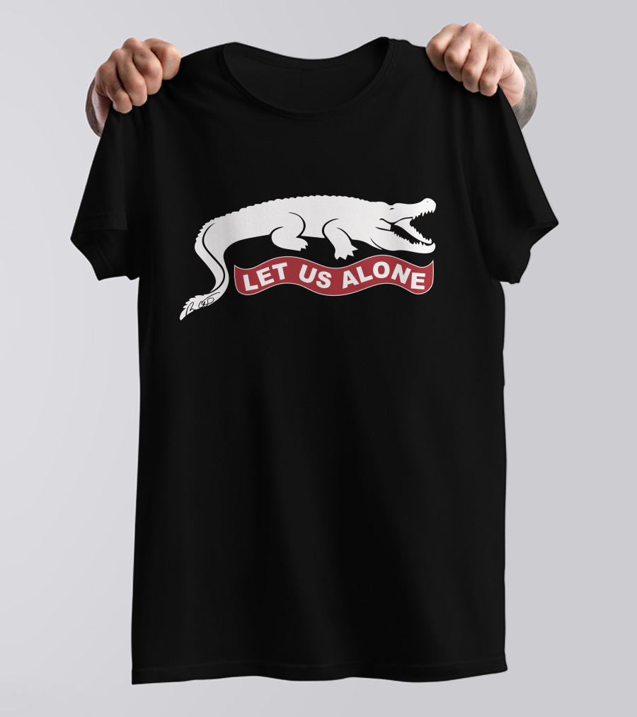 Ron DeSantis Let Us Alone Crocodile Emblem T-Shirt