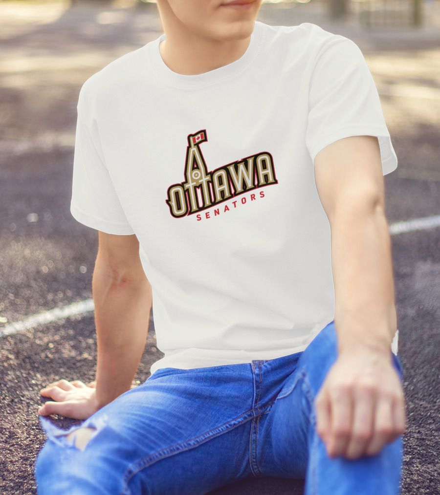 Ottawa Senators Peace Tower Canada Team Shop Ottawa T-Shirt