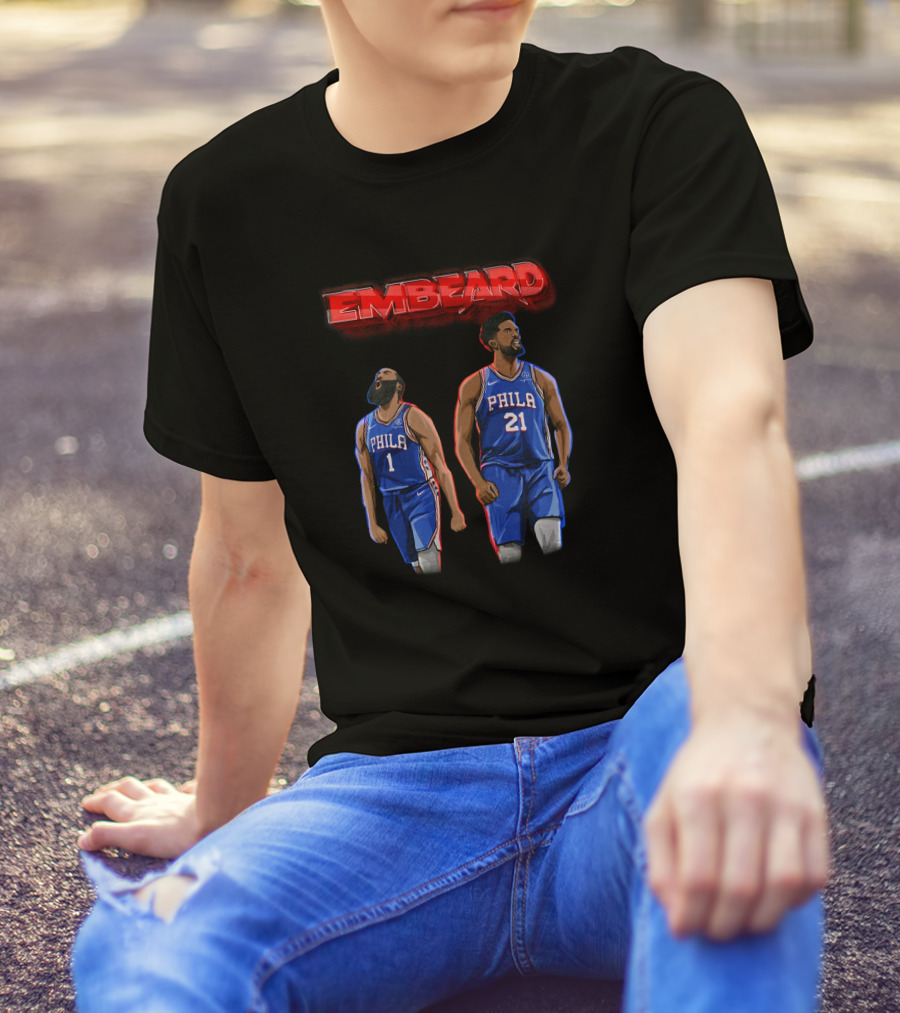 Embeard Philly Dynamic Duo Philadelphia 76ers Dsaraiyart Creator Spring T-Shirt