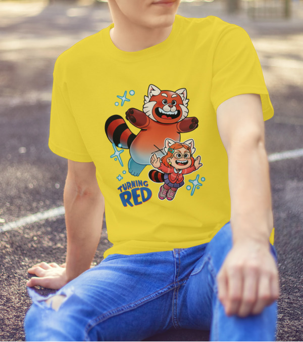 Turning Red Mario Bros 3 Redz The Artist T-Shirt